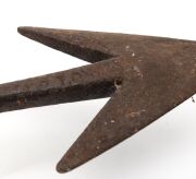 Antique English whale harpoon with remnants of maker's stamp, 19th century, 81cm long - 3