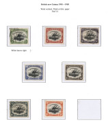 PAPUA: 1901 - 1932 (SG.1 - 128 and O1 - O66) very attractive collection offered largely intact, as consigned. The highlights include SG.1-8 Mint or FU, SG.9 - 16a Mint or FU, SG.17 - 20 FU, SG.21 - 27 Mint or FU, SG.34 - 37 Mint or FU, SG.57a Mint, SG.79a - 3