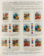 1987 - 1990 specialized collection in a well-annotated volume. with singles, sets, Miniature sheets, gutter pairs and blocks, booklets, some special overprints, framas, reprints,etc., (100s) MUH. FV: $450+. - 3