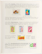 Late 1972 - late 1978 collection, attractively presented on annotated pages in a springback album.; noted 10c Star Sapphire "black omitted", 1974 10c Xmas Plate 1, 3, 4, 5, 6, 7 & 8 blocks, 35c Xmas Plate 2, 3, 6 blocks, 18c Flower "black omitted" pair, 1