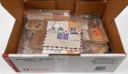 WORLD: An accumulation of stamps - on and off cover, including Australia used in PNG, Solomon Islands, G.B., Holland, France, USA, Thailand, Hong Kong, Japan, New Zealand, Malaysia, Jamaica, etc. (100s).