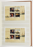 A large tan coloured Lighthouse stockbook containing a decimal period collection in strips, blocks and Miniature Sheets with values to $1, (100s) MUH. FV: $450+. - 3