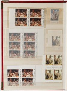 A large red PW stockbook containing a decimal period collection in strips and blocks with values to $10, (100s) MUH. FV: $450+