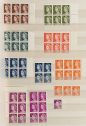 1966 - 1973 collection in PW stockbook, with singles, blocks, strips and miniature sheet, MUH. (100s).