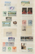 AUSTRALIA: A mainly pre-decimal Australia accumulation in 2 large albums. Noted 2d & 3d Kingsford Smith OS CTO, 2/- Jubilee FU, &pound;2 King FU, 5/- Cattle (White paper) MUH, 2/3 commems MUH, low value Imprint blks&nbsp;and larger blks M/MUH, Postage Dues to 5/- (U - 2