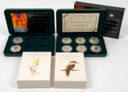 TEN DOLLAR PROOFS: 1989 $10 Kookaburra, 1990 $10Cockatoo, and 1994-96 $10 Australia's Olympic Heritage (a set of 6 plus an incomplete set of 2). Total: 10 coins.