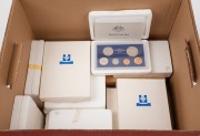 1978 (1), 1980 (1), 1981 (2), 1928 (2), 1983 (2), 1984 (2), 1985 (2) and 1986 (4) RAM Proof sets in original foams to 1984; plus the 1985 and 1986 sets in the original blue folder housed in RAM boxes. (Total:16 Proof sets).