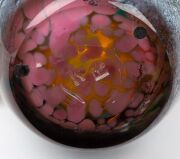 CHRIS PANTANO "Ash Wednesday" Australian art glass vase, impressed mark to base, 24.5cm high - 4