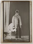 NED KELLY. Box of 12 glass plate negatives, including photographs of NED KELLY and of the Victorian Police Force officers connected with the pursuit of the KELLY GANG, of note DISNEY, L. P. BOOKEY, SLADE, S.S. FURNELL, etc. [Melbourne, circa 1890s] - 4