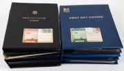 GREAT BRITAIN: A collection of GB covers in seven albums; mainly FDCs and souvenir covers in mixed condition; noted 1911 Coronation flight cover and card (both defective) addressed to Australia. (100s).