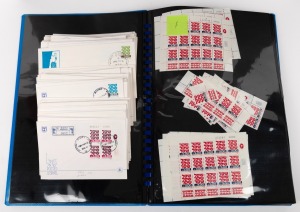 The 1980-82 Shekel Definitive Series: complete sheets, tab strips, plate blocks, FDCs. A valuable source for specialist study. (many 1000s).