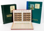 An accumulation of MUH blocks, strips, booklets and sheetlets in 3 albums; values to $1. FV: $525+