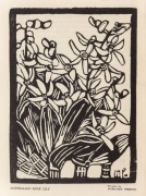 "MANUSCRIPTS : A Miscellany of Art and Letters No.7" [November 1933, The Hassell Press, Adelaide]; 88pp, featuring several bookplates by Adrian Feint and two woodcuts by MARGARET PRESTON ("Australian Rock Lily" at p.15; and "Chorozema" at p.22), neither o