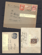 POLAND: POSTAL HISTORY: An interesting accumulation of covers, cards, entires&nbsp;and some stamps, mid-19th Century to mid-20th Century, mainly pre-WW2, with a particular focus on POSTMARKS (mostly annotated); foreign usages and stampless items included. (App - 3