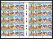 An accumulation of MUH blocks and part sheets in a Hagner album; values to $1. FV: $410+.