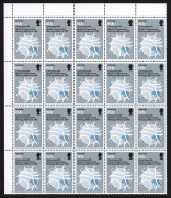 An accumulation of MUH blocks in a Hagner album; values to 90c. FV: $410+.