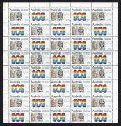 An accumulation of MUH blocks in a Hagner album; values to 75c. FV: $360+.