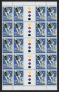 1970s - 80s accumulation in a Hagner album; mainly gutter blocks, MUH, (100s). FV: $510+.
