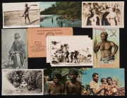 AUSTRALIA - INDIGENOUS AUSTRALIANS: A collection of mainly photographic postcards featuring individuals and groups, affording insight into the hunting, dietary, and religious practices of various groups in the early 20th century. Publishers/photographers - 2