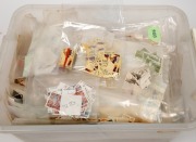 Decimal period used accumulation in a plastic tub (in glassine packets); includes useful early better values, (1000s).