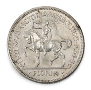 FLORIN: 1934-35 Victorian Centenary, EF.