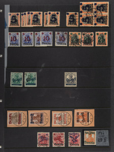 GERMANY: DANZIG - FREE CITY 1920 - 1939 issues in an album; much duplication of Mint and Used material; noted 1937 Exhibition M/Sheet FU at the Exhibition, etc. (qty).
