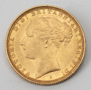 1882 Sovereign, Young Head, St. George reverse, Sydney, EF+. - 2