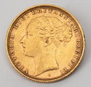 1885 Sovereign, Young Head, St. George reverse, Sydney, VF+. - 2