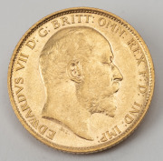 Great Britain: EDWARD VII, 1910 Half Sovereign, EF+. - 2