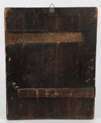 An antique Russian icon, hand-painted gesso on wood, 19th century, 37 x 29cm - 2