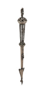 A Russian silver Torah pointer, circa 1889, ​​​​​​​28cm long, 69 grams.