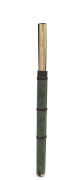 Antique Chinese travelling chopstick and knife utensil set in shagreen and bone case, 18th/19th century, 32cm high overall