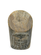 Hongshan culture&nbsp;(3500 B.C.-2200 B.C.) ancient Chinese carved nephrite jade hair piece, 10cm high