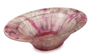 GABRIEL ARGY-ROUSSEAU p&acirc;te de verre&nbsp;French art glass bowl with parrot decoration, signed "G. Argy Rousseau", 10cm high, 36.5cm wide