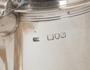 An antique English sterling silver lidded pint&nbsp;tankard in the Georgian style, made in London, circa 1901, 18cm high, 1,020 grams - 2