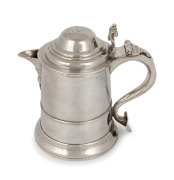 A Georgian sterling silver lidded jug by Richard Britton of London, circa 1812, 18cm high, 872 grams