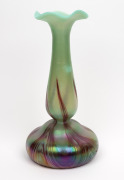 LOETZ (attributed) Bohemian Art Nouveau iridescent glass vase, circa 1900, 32.5cm high - 2