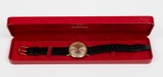 OMEGA "Seamaster" automatic gents wristwatch in 18ct solid gold case with Omega box, ​​​​​​​3.8cm wide including crown - 3