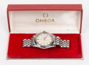 OMEGA "Seamaster" gents automatic wristwatch in stainless steel case with original clasp and bracelet, housed in an Omega box, 3.7cm wide including crown - 3