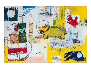 ARTIST UNKNOWN, Laika, acrylic on canvas, 152 x 222cm