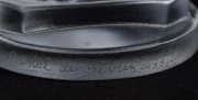 SEVRES French frosted crystal statuette, engraved "Cristal de Sevres, 0099/2000", 22.5cm high - 2