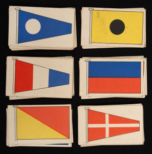 MALTIES "INTERNATIONAL CODE" trade cards with some duplication, (44 items)