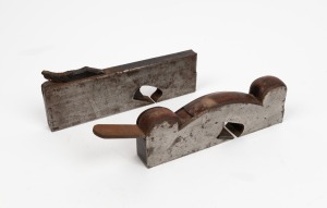 Two antique in-fill planes, 19th century, 23cm and 21cm long