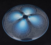 LALIQUE "Coquilles" opalescent French art glass platter, engraved "R. Lalique, France", 26.5cm diameter - 2
