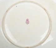 ROYAL WORCESTER&nbsp;antique English porcelain hand-painted dessert service comprising of three comports and twelve plates, each adorned with floral vignettes, Royal Worcester puce factory mark and Henry Greene & Son, London, retailer's mark to base, the compo - 3