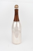 An antique silver plated two pint champagne cocktail shaker, retailed by William Drummond & Co. of Melbourne, circa 1920s, 34cm high