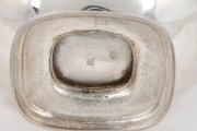 A Continental silver tea caddy with original key, 19th/20th century, 11cm high, 12cm wide, 255 grams - 2
