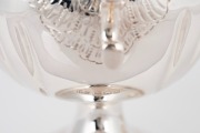 A pair of antique English sterling silver sauce boats by Atkin Brothers of Sheffield, circa 1905, 14cm high, 18cm long, 725 grams total - 3