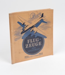 AVIATION: A complete album of 200 photographic cards published for Paicos Cigarettes & the Berlin Tobacco Factory [1953]; the aeroplanes featured are military and civil aircraft of the world.