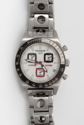TISSOT "PRS 516" quartz chronograph gents wristwatch with original stainless steel bracelet and clasp, 4.2cm wide including crown